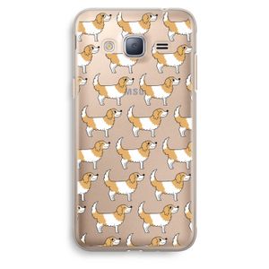 Doggy: Samsung Galaxy J3 (2016) Transparant Hoesje
