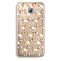 Doggy: Samsung Galaxy J3 (2016) Transparant Hoesje