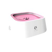 Huisdier drinken water Bowl drijvende niet natte mond Bowl kat hond drink water artefact (roze)