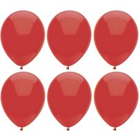 Ballonnen verjaardag/thema feest - 200x stuks - rood - 29 cm