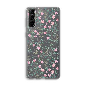Sierlijke bloemen: Samsung Galaxy S21 Plus Transparant Hoesje