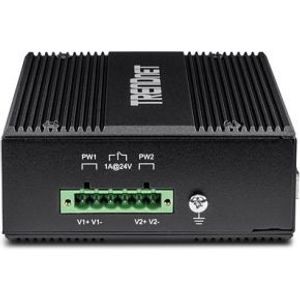 Trendnet TI-UPG62 Unmanaged L2 Gigabit Ethernet (10/100/1000) Power over Ethernet (PoE) Zwart netwer