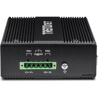 Trendnet TI-UPG62 Unmanaged L2 Gigabit Ethernet (10/100/1000) Power over Ethernet (PoE) Zwart netwer