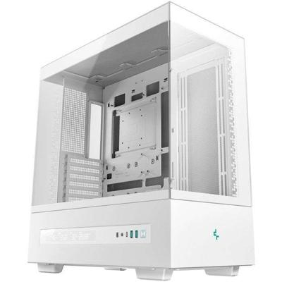 PC-behuizing - DEEPCOOL - R-CH690-WHNNA0D-G-1 - Digitale monitor - Mini-tower - Mini-ITX/Micro-ATX/ATX & Micro-ATX-vormfactor - Wit