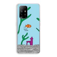 Aquarium: Oppo A94 5G Transparant Hoesje