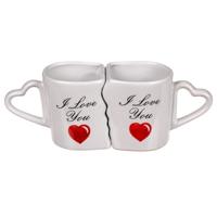 Mokken set - I love you - valentijns liefdes mokken - giftbox