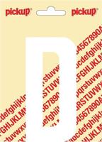 Plakletter Nobel Sticker witte letter D - Pickup