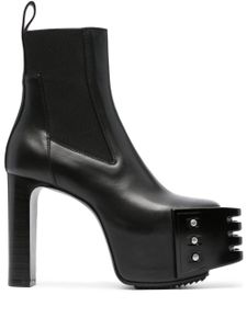 Rick Owens Luxor Grilled 120mm platform boots - Noir