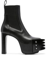 Rick Owens bottines Luxor Grilled 120 mm à plateforme - Noir