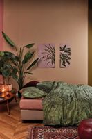 At Home At Home by BeddingHouse Feel Warm Dekbedovertrek  Groen 200 x 200/220 cm