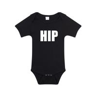 Hip tekst rompertje zwart baby 92 (18-24 maanden)  - - thumbnail
