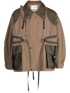 Yoshiokubo veste Master à poches multiples - Marron