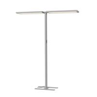 SLV Led kantoor vloerlampWorklight Pro grijs - dubbel - 1007467