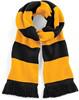 Beechfield CB479 Stadium Scarf - Black/Gold - One Size - thumbnail