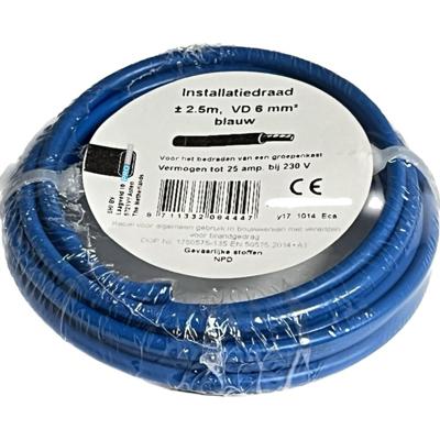 Enzo VD 6 qmm blauw 2,5 meter 1242072
