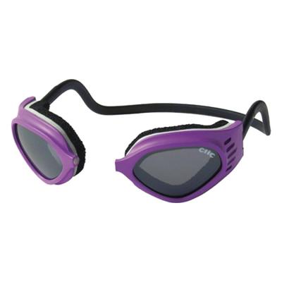CliC Sport Goggle Small paars met zwarte spiegel glazen