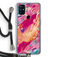 Pastel Echoes: OnePlus Nord N10 5G Transparant Hoesje met koord