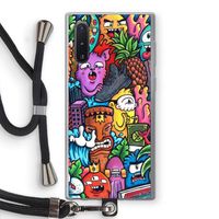 Vexx Mixtape: Samsung Galaxy Note 10 Transparant Hoesje met koord