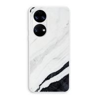 Elegante marmer: Huawei P50 Transparant Hoesje