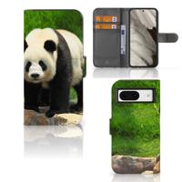 Google Pixel 8 | Telefoonhoesje | Met pasjeshouder | Panda