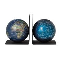 Boekensteun Troika met magnetische globes 13cm set à 2 stuks assorti