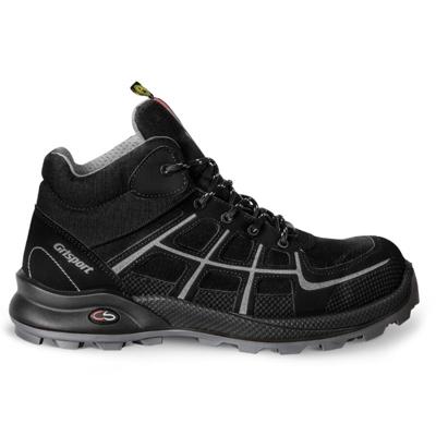 Grisport Firm Hoog werkschoenen S3 Cross Safety zwart/zilver - maat 40