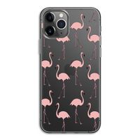 Anything Flamingoes: iPhone 11 Pro Transparant Hoesje