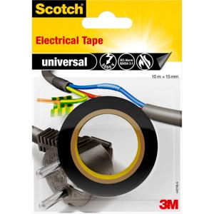 3M universal 4401BLA Isolatietape Scotch Zwart (l x b) 10 m x 15 mm 1 stuk(s)