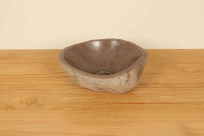 Wasbak riviersteen RXXS010302, 27x26x12 cm