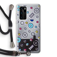 8-bit N°9: Huawei P40 Transparant Hoesje met koord