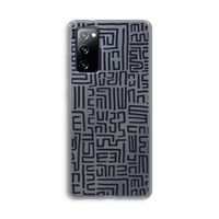 Moroccan Print: Samsung Galaxy S20 FE / S20 FE 5G Transparant Hoesje