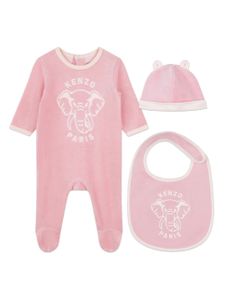 Kenzo Kids trousseau de naissance à broderies - Rose