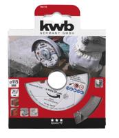 Diamant doorslijpschijf 115 mm - Kwb - thumbnail