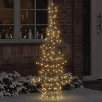 VidaXL Kerstboom met 160 led warmwit 150 cm rattan