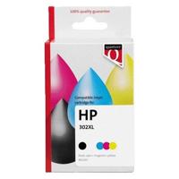 Inktcartridge quantore hp 302xl x4d37cn zw+kl