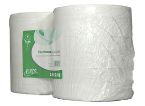 Toiletpapier Euro maxi jumbo 2-laags recyc 380m 6rol