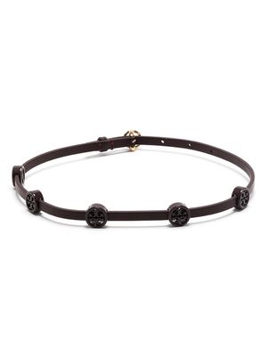 Tory Burch bracelet bicolore Miller à design multi-tours - Marron