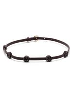 Tory Burch bracelet bicolore Miller à design multi-tours - Marron