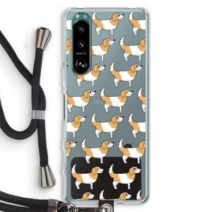 Doggy: Sony Xperia 5 III Transparant Hoesje met koord