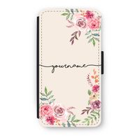 Rozen: iPhone X Flip Hoesje Rozen: iPhone X Flip Hoesje