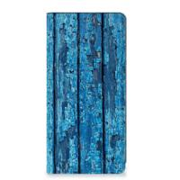 Samsung Galaxy S23 FE Book Wallet Case Wood Blue