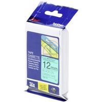 Brother printlint cassette TZE-731 groen/zwart 12 mm Brother printlint cassette TZE-731 groen/zwart 12 mm