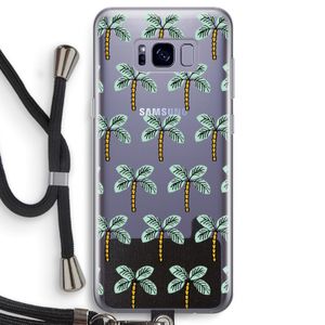 Paradise: Samsung Galaxy S8 Transparant Hoesje met koord