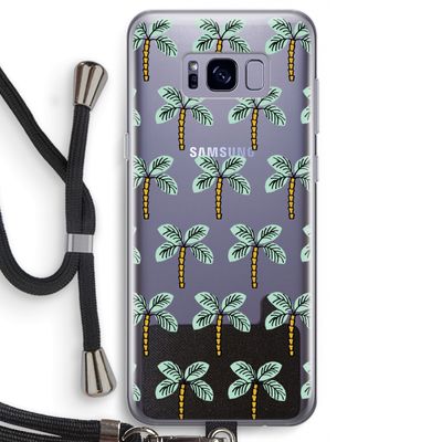 Paradise: Samsung Galaxy S8 Transparant Hoesje met koord