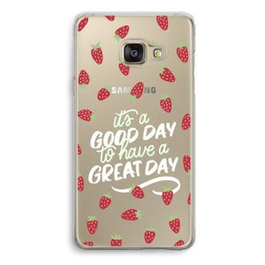 Don't forget to have a great day: Samsung A3 (2017) Transparant Hoesje