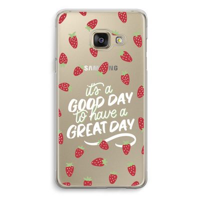 Don't forget to have a great day: Samsung A3 (2017) Transparant Hoesje