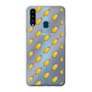 Waterijsjes: Samsung Galaxy A20s Transparant Hoesje