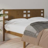 Hoofdbord 126x4x100 cm massief grenenhout honingbruin