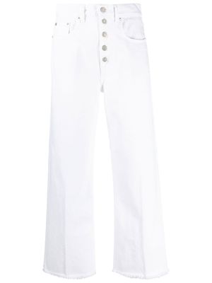 Polo Ralph Lauren jean ample à coupe courte - Blanc