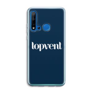 Topvent Navy: Huawei P20 Lite (2019) Transparant Hoesje